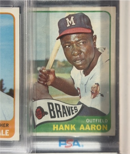 1965 Topps #170 Hank Aaron — front