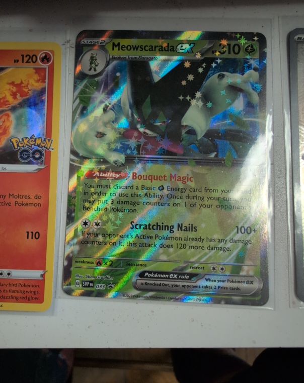 2023 Pokémon Scarlet & Violet Promo #033 Meowscarada ex — front