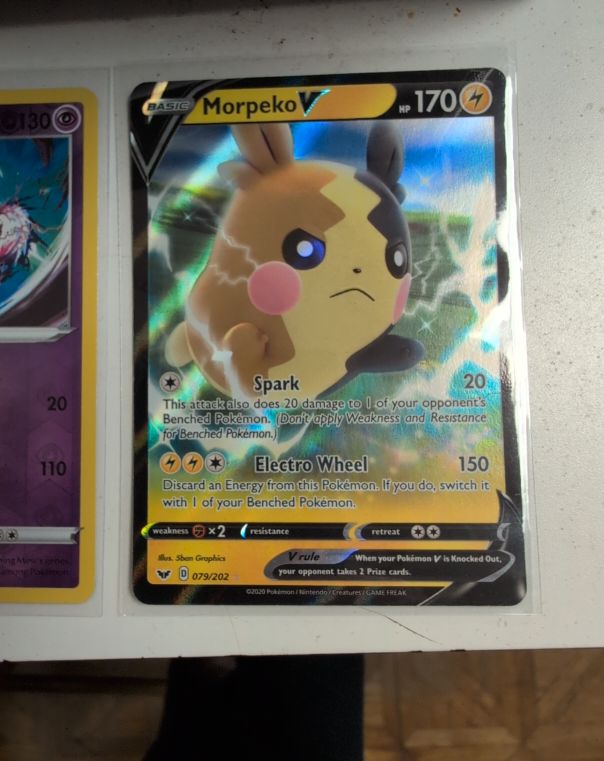 2020 Pokémon Sword & Shield #079 Morpeko V — front