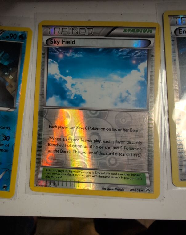 2015 Pokémon XY Roaring Skies #89 Sky Field — front