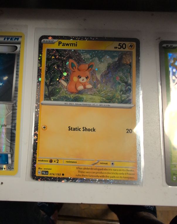 2023 Pokémon TCG Paldea Evolved #074 Pawmi — front