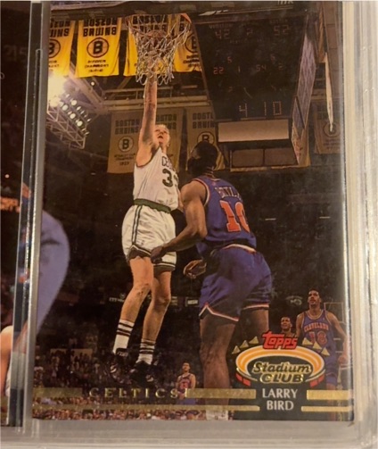 1992 Topps Stadium Club #33 Larry Bird — front