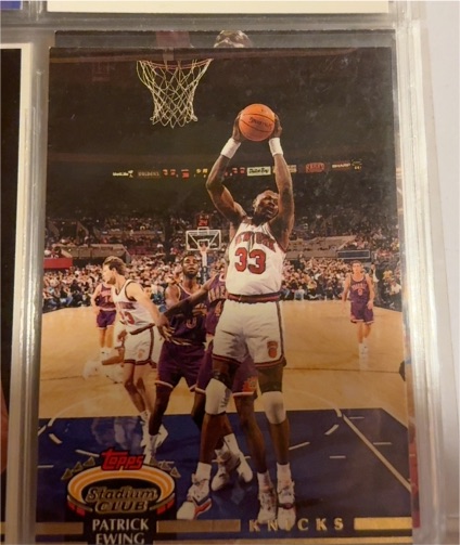 1992-93 Topps Stadium Club #100 Patrick Ewing — front