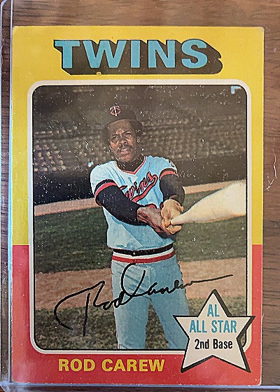 1975 Topps #600 Rod Carew — front