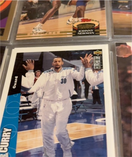 1996-97 Upper Deck Collector's Choice #14 Dell Curry — front
