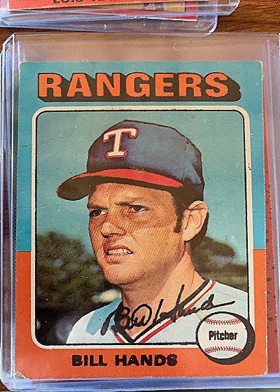 1975 Topps #412 Bill Hands — front