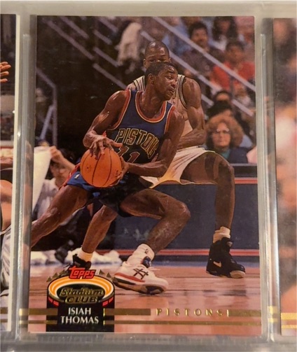 1992 Topps Stadium Club #50 Isiah Thomas — front