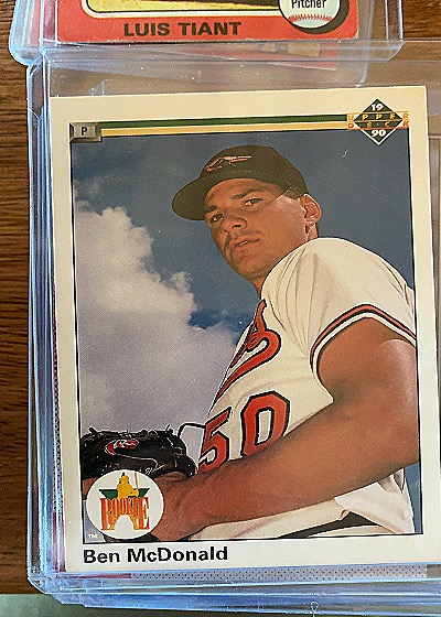 1990 Upper Deck #54b Ben McDonald — front