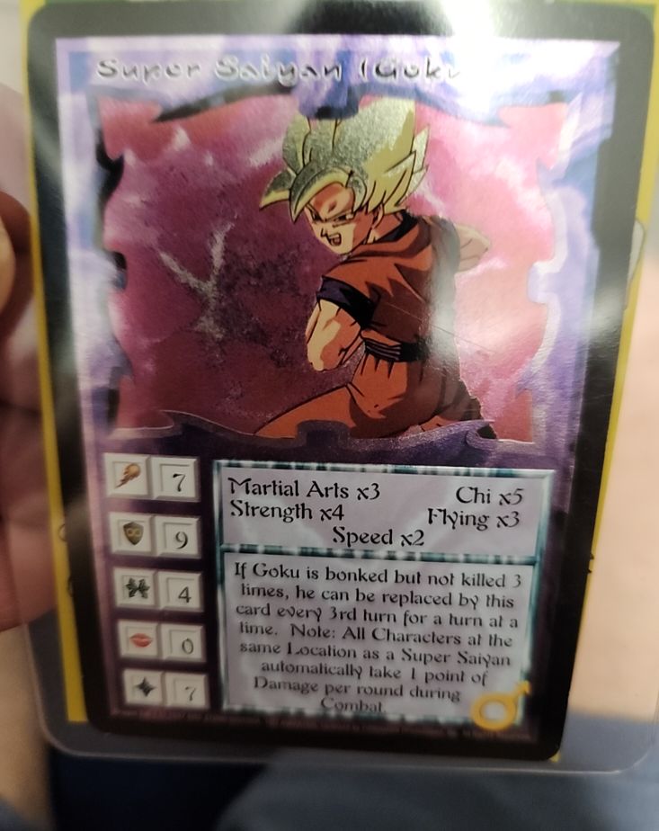 1997 Ani-Mayhem Dragon Ball Z Super Saiyan Goku Ultra Rare Foil — front