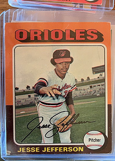 1975 Topps #539 Jesse Jefferson — front