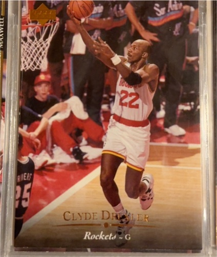 1995-96 Upper Deck #56 Clyde Drexler — front