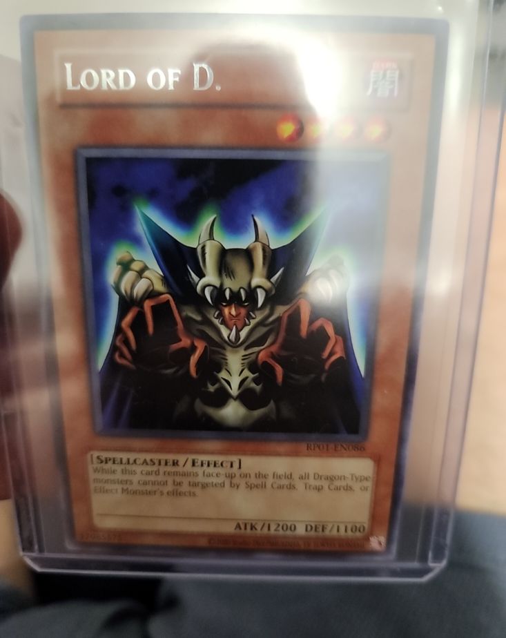 Yu-Gi-Oh! RP01-EN086 Lord of D. — front