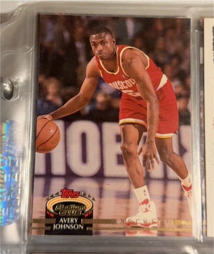 1992-93 Topps Stadium Club #53 Avery Johnson — front