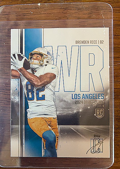 2024 Topps Signature Class #137 Brenden Rice — front
