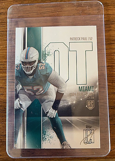 2024 Topps Signature Class #149 Patrick Paul — front