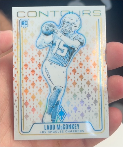 2024 Panini Phoenix #CON-LMY Ladd McConkey Contours — front