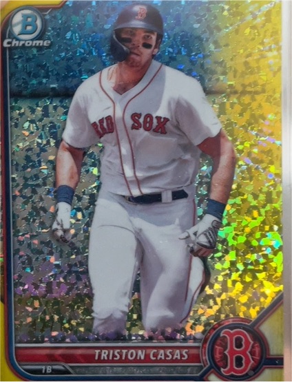 2022 Bowman Chrome #BCP-81 Triston Casas — front