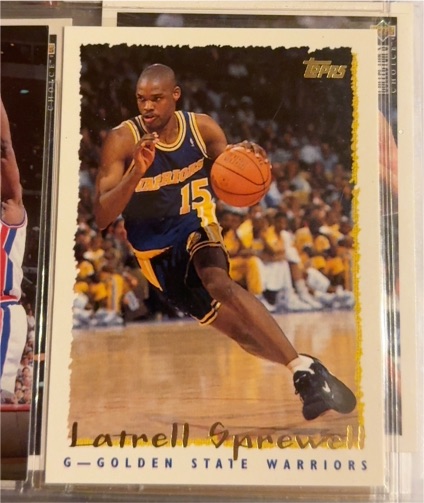 1992 Topps #392 Latrell Sprewell — front