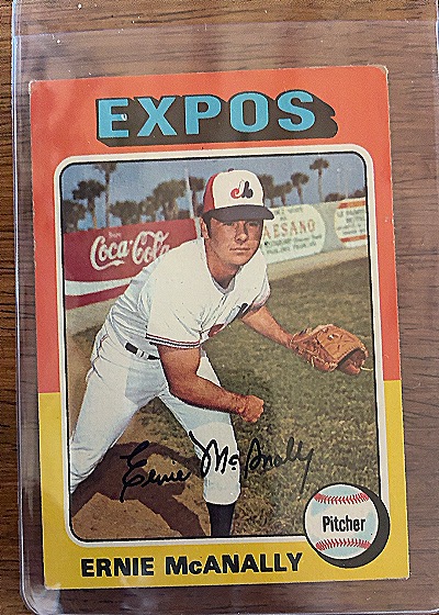 1975 Topps #318 Ernie McAnally — front