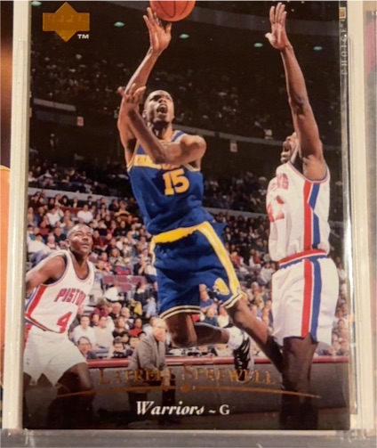 1995-96 Upper Deck #3 Latrell Sprewell — front