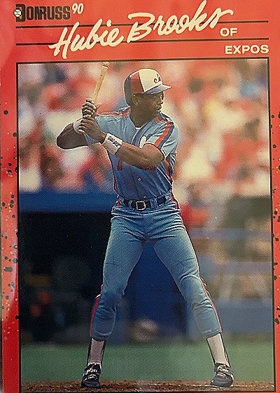 1990 Donruss #130 Hubie Brooks — front