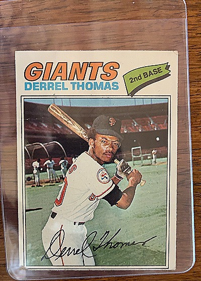 1977 Topps #266 Derrel Thomas — front