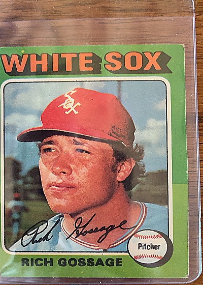 1975 Topps #554 Rich Gossage — front