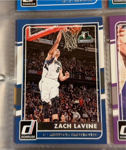 2015-16 Panini Donruss #179 Zach LaVine — front