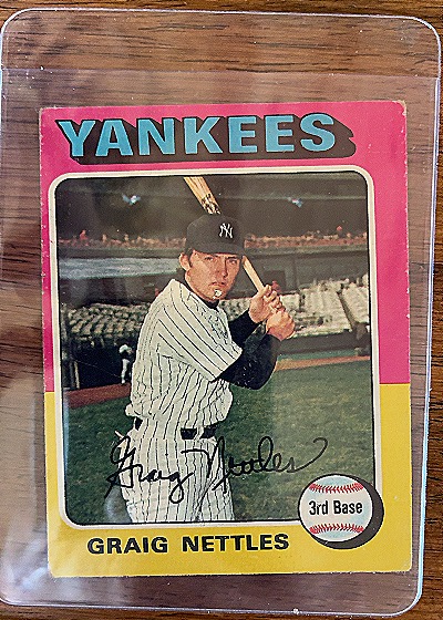 1975 Topps #160 Graig Nettles — front