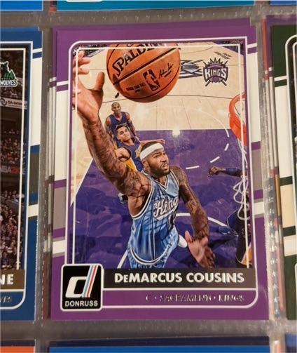 2015 Donruss DeMarcus Cousins Sacramento Kings — front