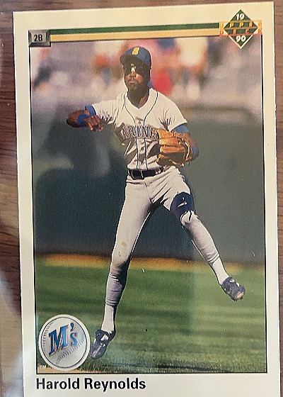 1990 Upper Deck #179b Harold Reynolds — front