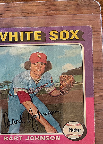 1975 Topps #446 Bart Johnson — front