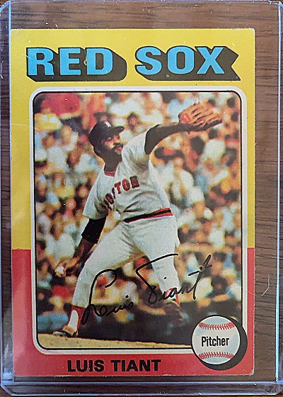 1975 Topps #430 Luis Tiant — front