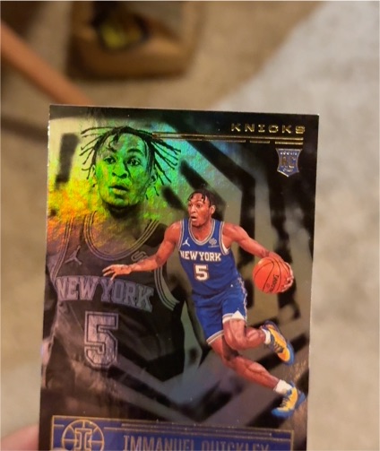 2020-21 Panini Illusions #154 Immanuel Quickley — front