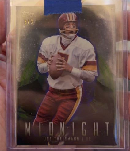2024 Topps Midnight #3 Joe Theismann — front