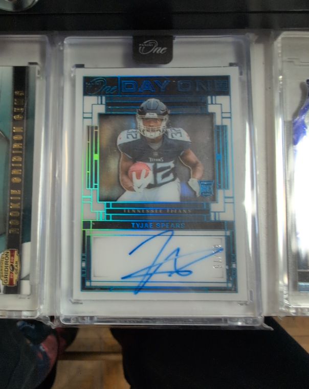 2023 Panini One Day One Tyjae Spears Rookie Auto — front