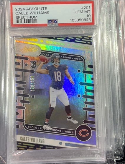 2024 Panini Absolute #201 Caleb Williams Spectrum — front