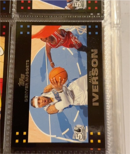 2007-08 Topps #33 Allen Iverson — front
