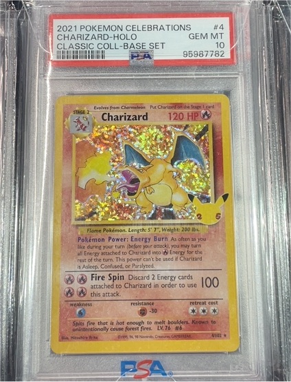 2021 Pokémon Celebrations #4 Charizard — front
