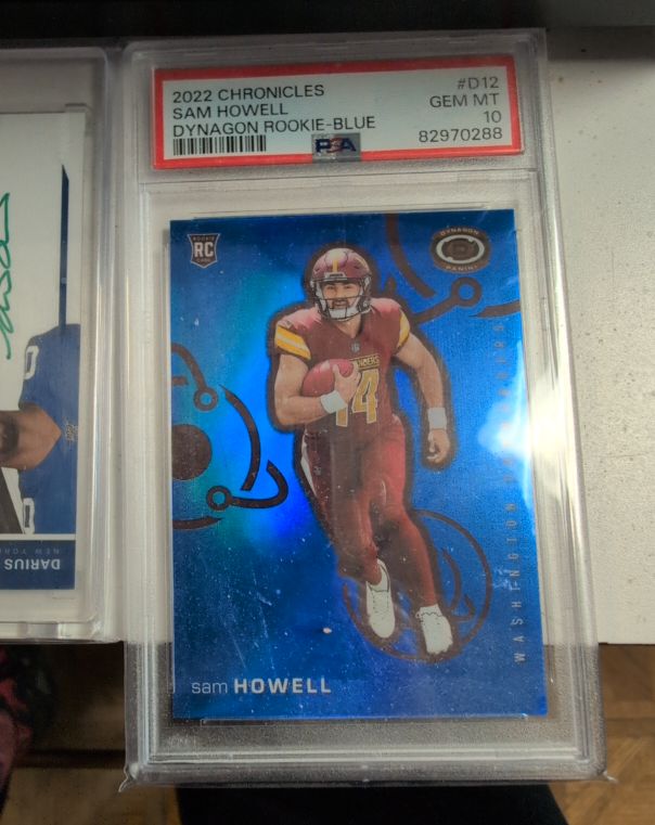 2022 Panini Chronicles #D-12 Sam Howell Dynagon Rookie-Blue — front