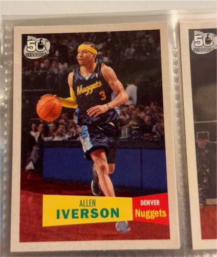 2007-08 Topps 1957-58 Variations #33 Allen Iverson — front