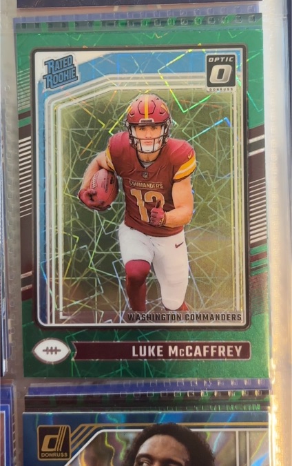2024 Donruss Optic #unknown Luke McCaffrey — front
