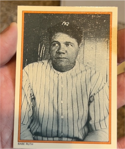 1985 Topps Circle K #2 Babe Ruth — front