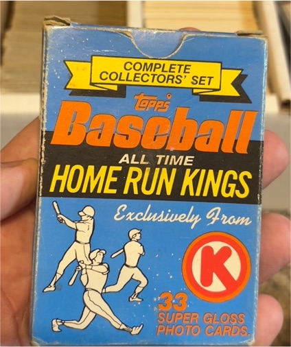 1985 Topps Circle K All Time Home Run Kings Complete Set — front