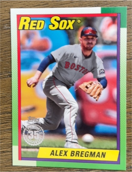 2025 Topps Series 2 1990 Topps Baseball #90B2-10 Alex Bregman — front