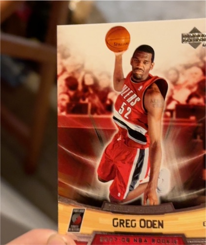 2007-08 Upper Deck #20 Greg Oden — front