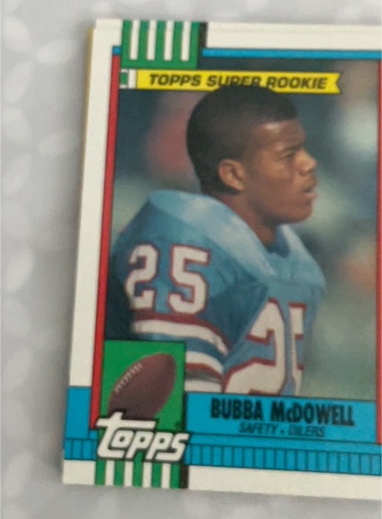 1990 Topps #213 Bubba McDowell — front