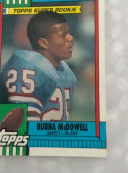 1990 Topps #213 Bubba McDowell — front