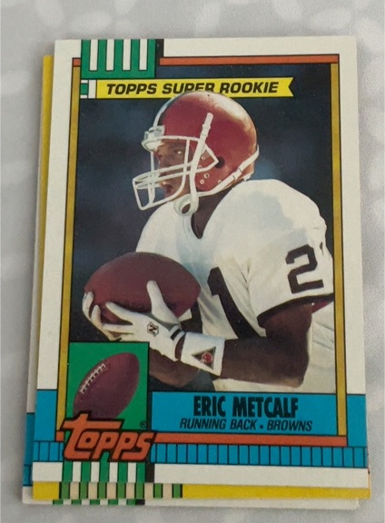 1990 Topps #157 Eric Metcalf Super Rookie — front