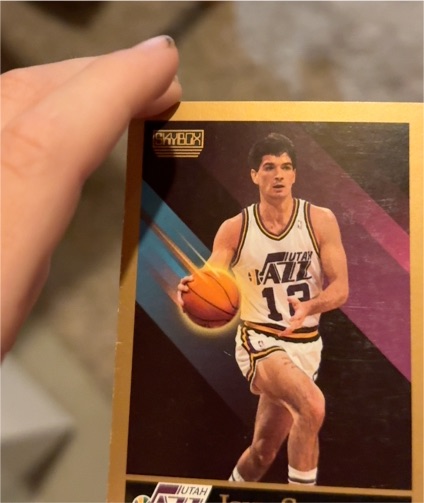 1990 Skybox #284 John Stockton — front